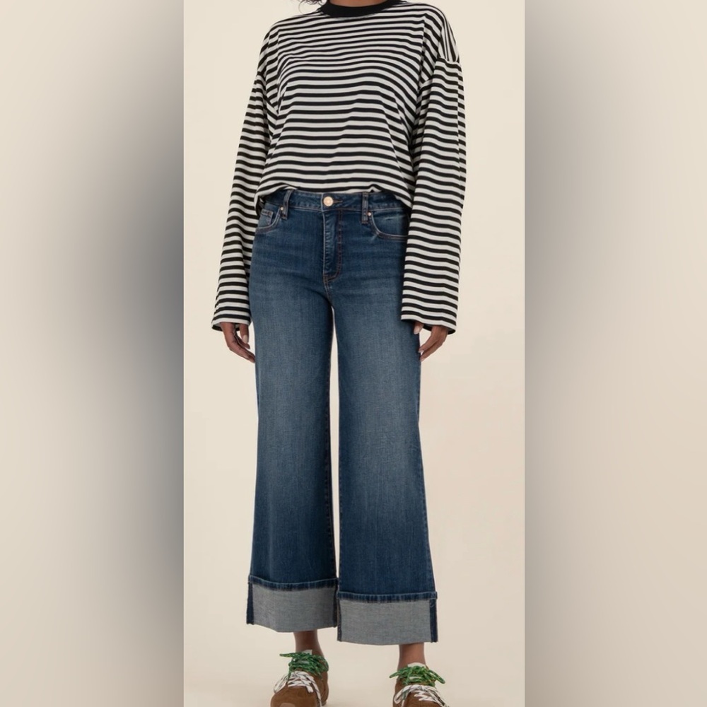 Kut from the Kloth Indigo Wide Leg Jeans
